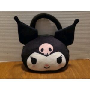 Plush Hand Bag - Hello Kitty - Kuromi Head 9" Shoulder Tote Bag